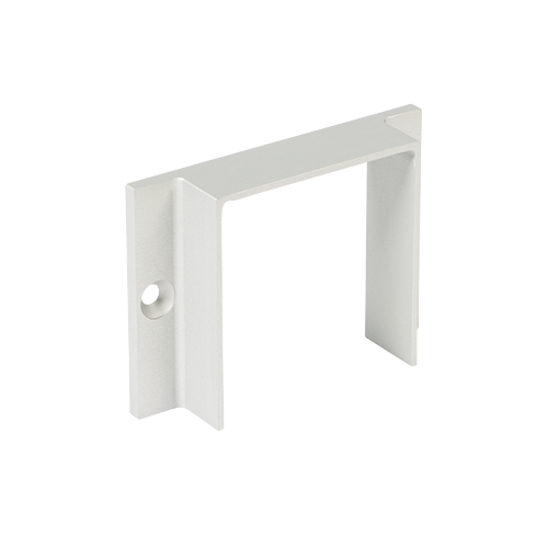 LAZORTRACK Väggfäste 56x60mm, alum. obehand. utför.