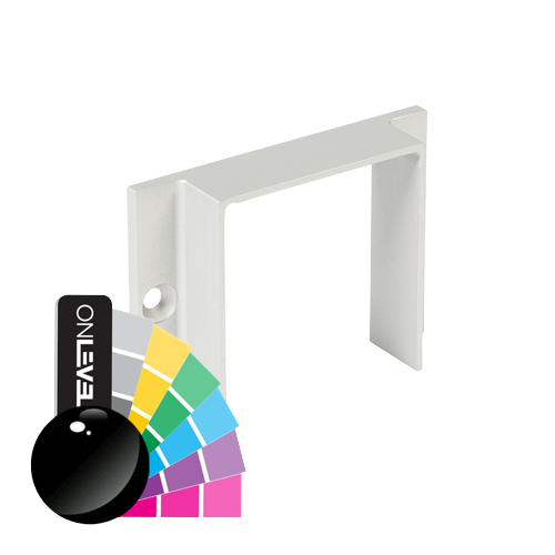 LAZORTRACK Væg stØtte 56x60mm, RAL blank