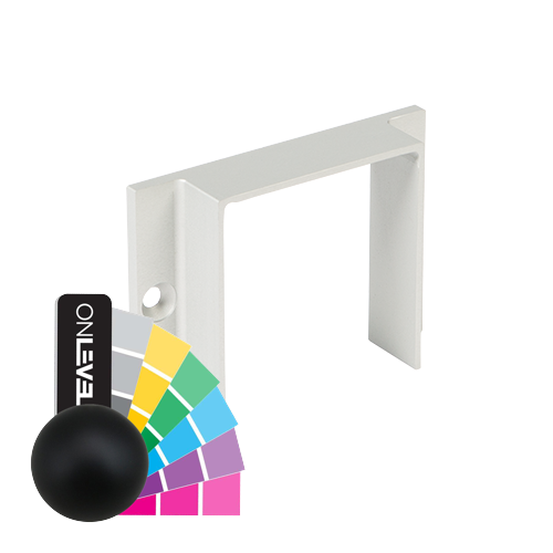 LAZORTRACK Väggfäste 56x60mm, aluminium RAL matta
