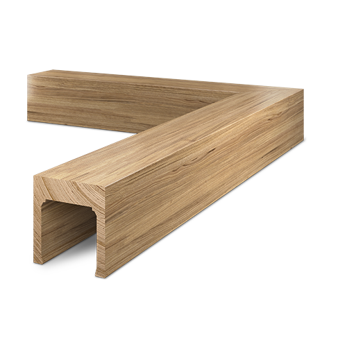 LAZORTRACK vægliste 56x43mm udv. hjørne 90°, eglakeret (Udgået produkt indtil 30/06/2026 eller så længe lager haves)