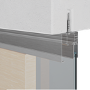 INFINITYSLIDE 69kg fixed glass set (ceiling) glass/wood 1-panel L=3mtr, aluminum natural anodized