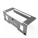 INFINITYSLIDE 69kg værktøj til højdejustering fast glas, AISI 304 satin