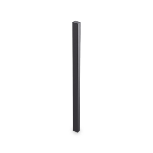 Greb sæt selv klæber 15x10mm H=300mm, aluminium sort anodiseret