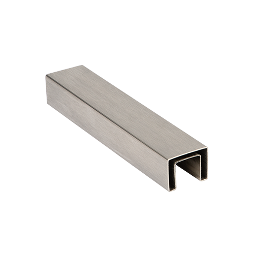 Glass handrail 40x30x1mm L=5mtr AISI 316 satined