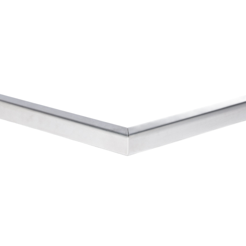 Hörnansl. 90° u-profil horisontell 26x20x2mm AISI 304 satinerad