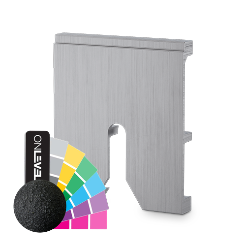 TL-6081 Spacer tykkelse 15mm aluminum RAL strukturerert