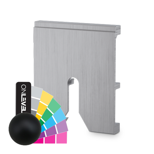 TL-6081 Spacer tykkelse 15mm aluminium RAL matte