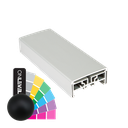 GUARDIAN OF THE UNIVERSE handrail 79x37mm L=5000mm, aluminum RAL matt