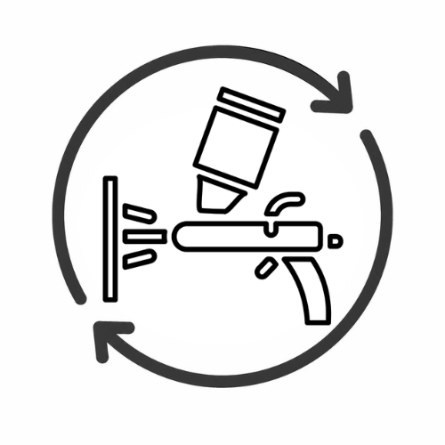 Oppsettskostnader for pulverlakkering opptil 5 stk.