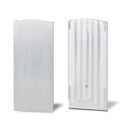 TL-3010 Ändlock höger alum. obehand. utför.