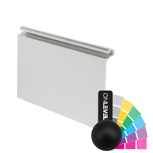 TL-3011 Covercap half height L=5000mm aluminum RAL matt