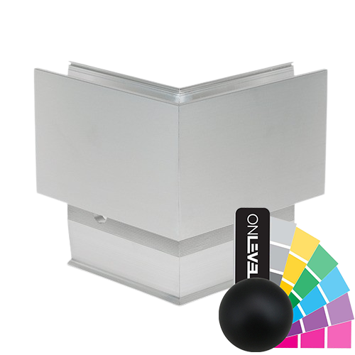 TL-3011 Udv. hjørne 90° aluminum RAL mat