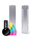 TL-3011 Endcap left half height covercap alum. RAL shiny