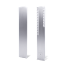 TL-3011 endekappe højre kun til lav Click profil til trappe aluminium rå overfl.