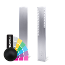 TL-3011 Endcap right half height covercap for stairway aluminum RAL matt