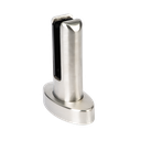 Glas bund klemme H=147mm glas 12-21.52mm, rustfrit stål 2205 satin
