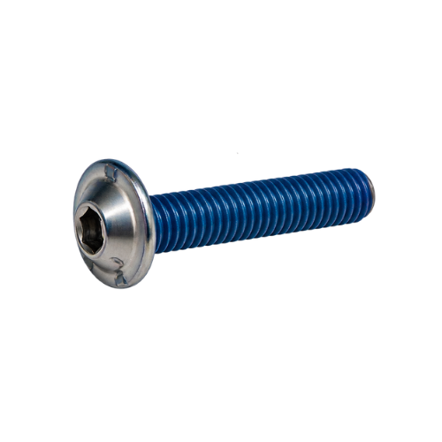 Låg rund huvudskruv med torx M6x30mm, AISI 304