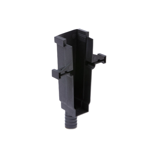 TL-1010 Ändlock vänster/höger inkl. dräneringsutgång plast svart (PK=2)
