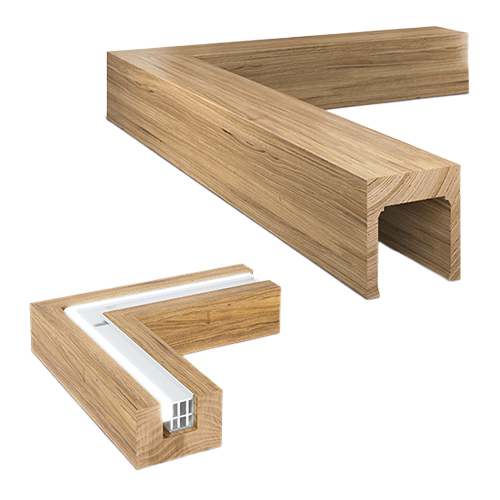  hjørner til glasmontering