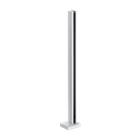 GUARDIAN OF THE UNIVERSE midtstativ topp åpen 58x58mm H=1100mm glass 10.76mm, aluminium natur eloksert
