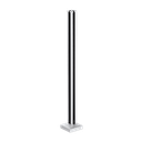 GUARDIAN OF THE UNIVERSE cornerpost top open 58x58mm H=1100mm glass 10.76mm, alum. natural anodized