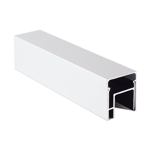 LAZORTRACK 42x48mm L=5000mm alum. natur anodiseret
