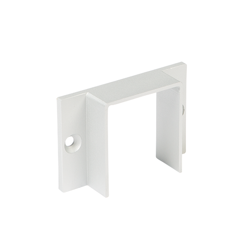 LAZORTRACK Væg stØtte 42x48mm, aluminium rå overfl.