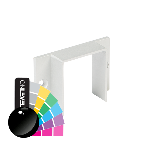 LAZORTRACK Væg stØtte 42x48mm, RAL blank