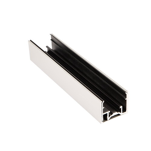 LAZORTRACK wall handrail set 42x34mm L=2.5mtr, alum. natural anodized