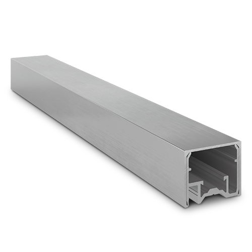 LAZORTRACK wall handrail 42x34mm L=5000mm, alum. natural anodized
