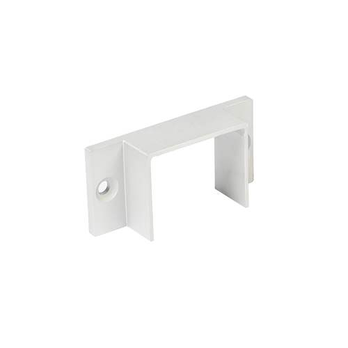 LAZORTRACK wall handrail 42x34mm wall connector, alum. natural anodized