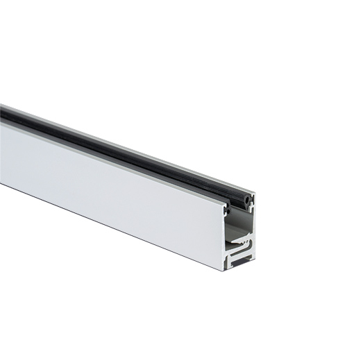STARTRACK glass 8/8.76/10/10,76mm, L=2500mm alum. natural anodized (discontinued product until 30/06/2026 or while stocks last)