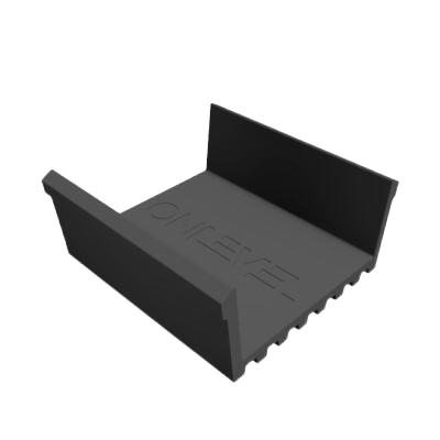 KAZIWALL glass edge protection plastic black