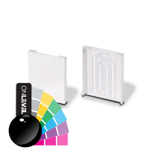 KAZIWALL endcap alum. RAL shiny