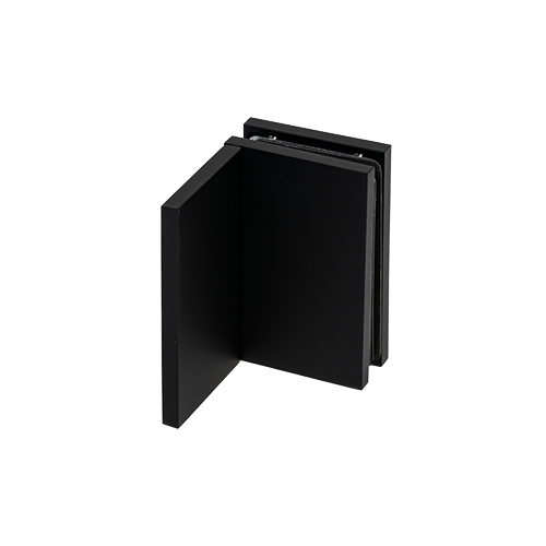 EXCITE forbinder glas-væg 90°, glas 8/10mm, messing Stealth Black