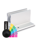 TL-3080 Glassprofil  L=5000mm aluminum RAL matte