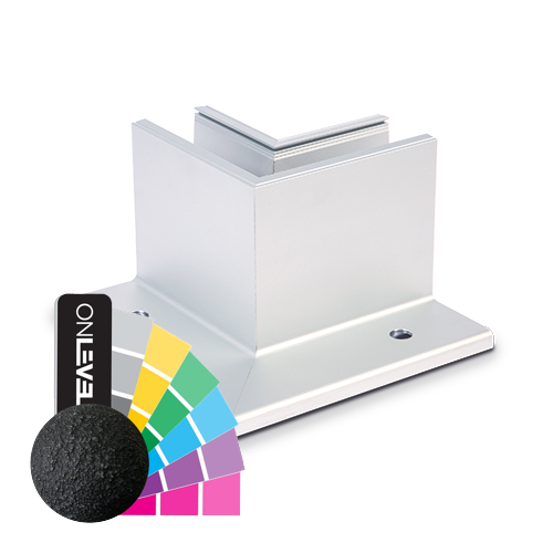 TL-3080 Insida hörna 90° aluminium RAL (grov)