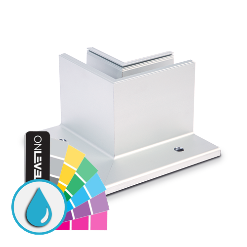 TL-3080 Insida hörna 90° aluminium ARMOR RAL