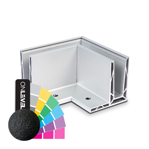 TL-3080 Utvendig hjørne 90° aluminum RAL (ujevn)