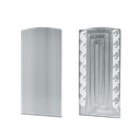 TL-3080 Endekap venst. aluminium rå overflate