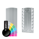 TL-3080 endekappe venst. alum. RAL blank