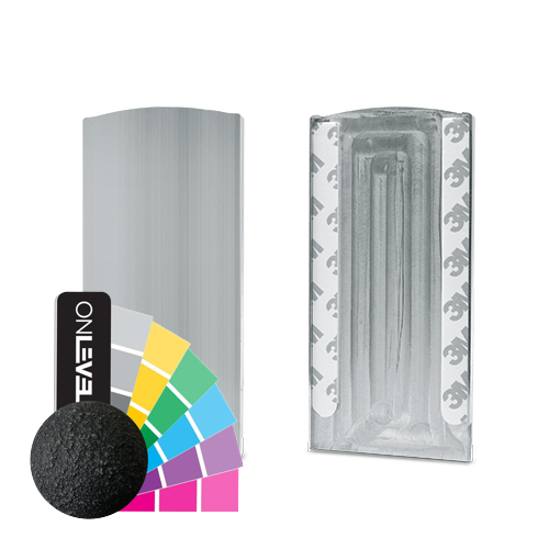 TL-3080 endekappe venst. aluminium RAL mat