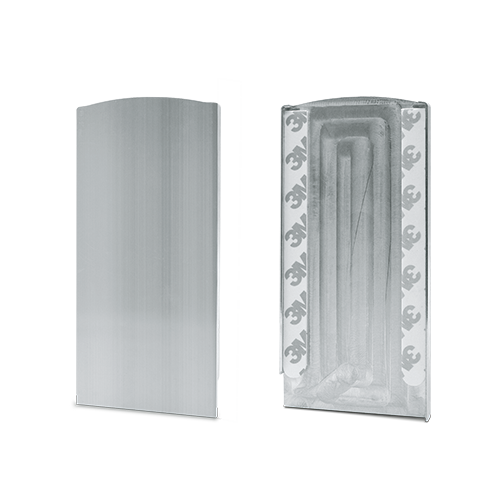 TL-3080 Endekap hØjre aluminium rå overflate