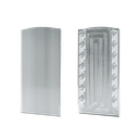 TL-3080 Endekap hØjre aluminium rå overflate