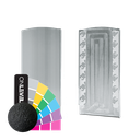 TL-3080 Ändlock höger aluminium RAL matta