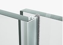 SunView vindbeskyttelse profil for glass 10mm L=3000mm, plast