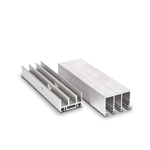 SUNVIEW Demo floor/ceiling profile 3-lanes L=200mm, aluminum natural anodized