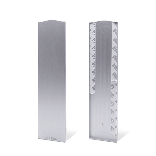 TL-3011 Endcap venstre fuld højde kasket aluminium rå overfl.