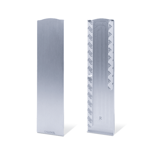 TL-3011 Ändlock höger full höjd täcklock aluminium obehand. utför.