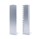 TL-3011 Ändlock höger full höjd täcklock aluminium obehand. utför.